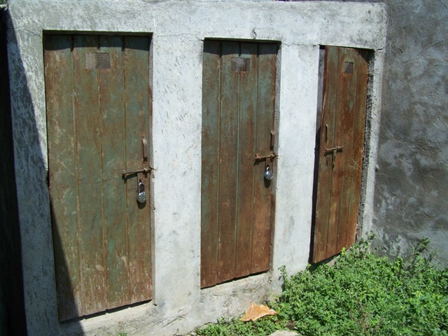 The toilets