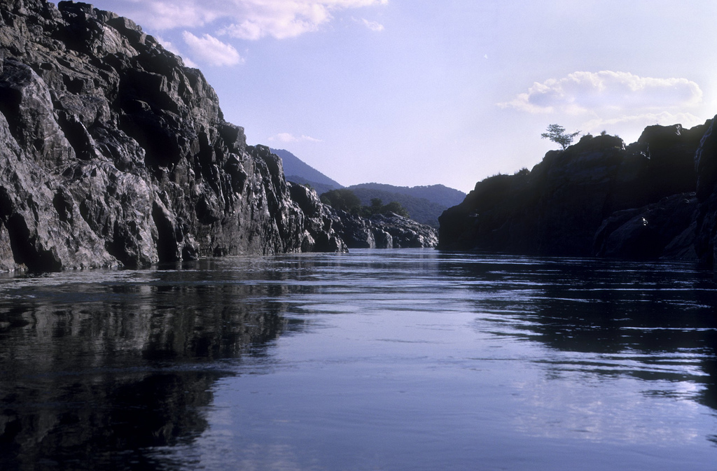 Cauvery river in Karnataka 