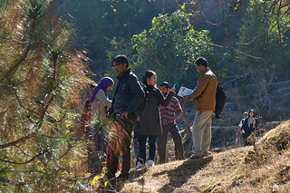 Exercise on geological mapping of a Bawri at Sirmour, Himachal Pradesh