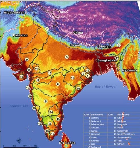 Climate change impact on water resources