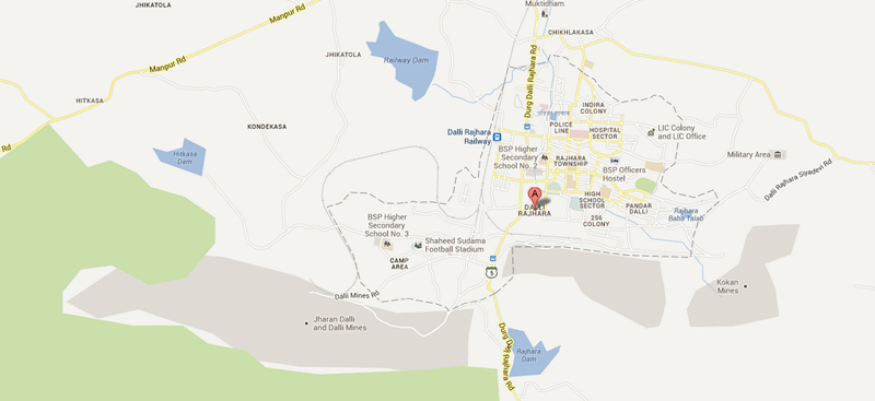 Dalli Rajhara City Map