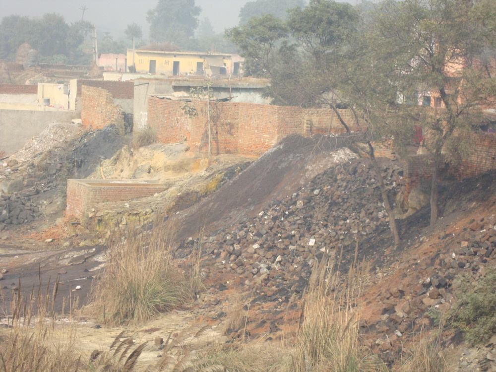 Piles of e-waste contribute to Delhi's soil and groundwater contamination.