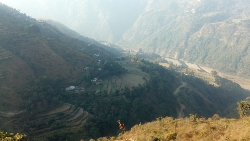 Mahthu, seen in the photograph, is just one of the several villages that will be submerged by the dam.