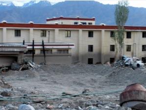 The new hospital building in Leh