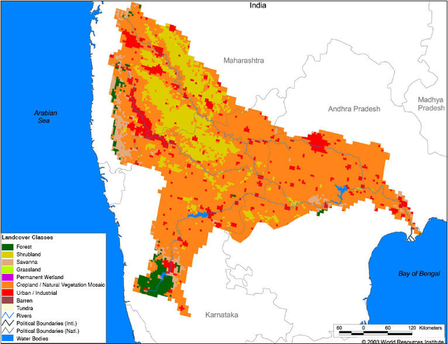 Map of Krishna Basin