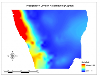 Rainfall: August