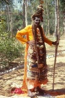 Holy man at Talakad Panchalinga festival 