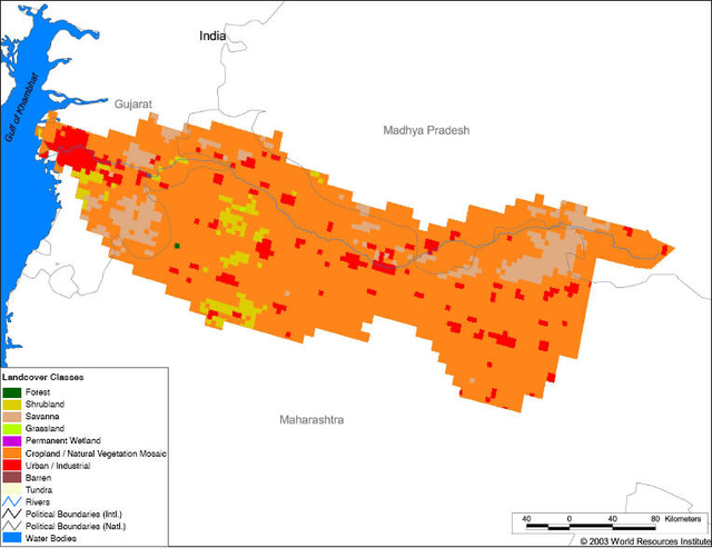 Map of Tapi Basin