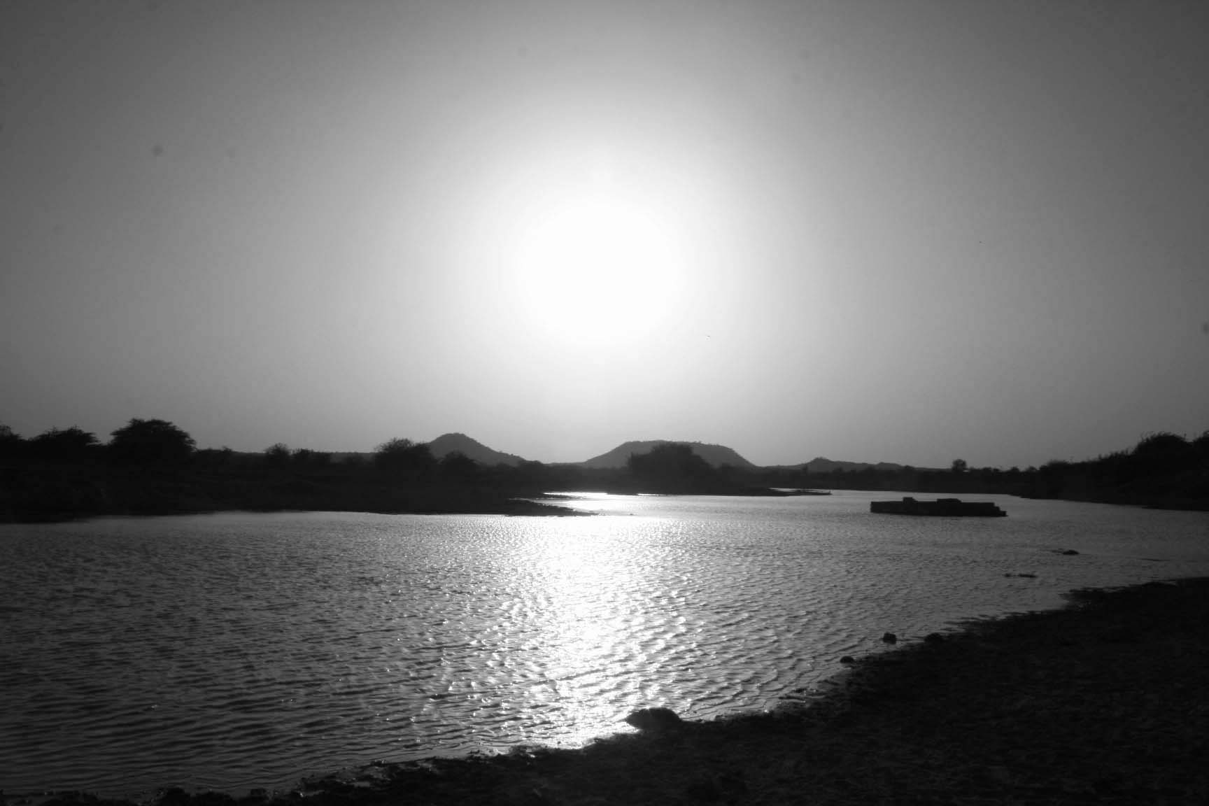 Gam Talav in Kanmer. A good monsoon ensures that the ponds and wells in the region are recharged with water.