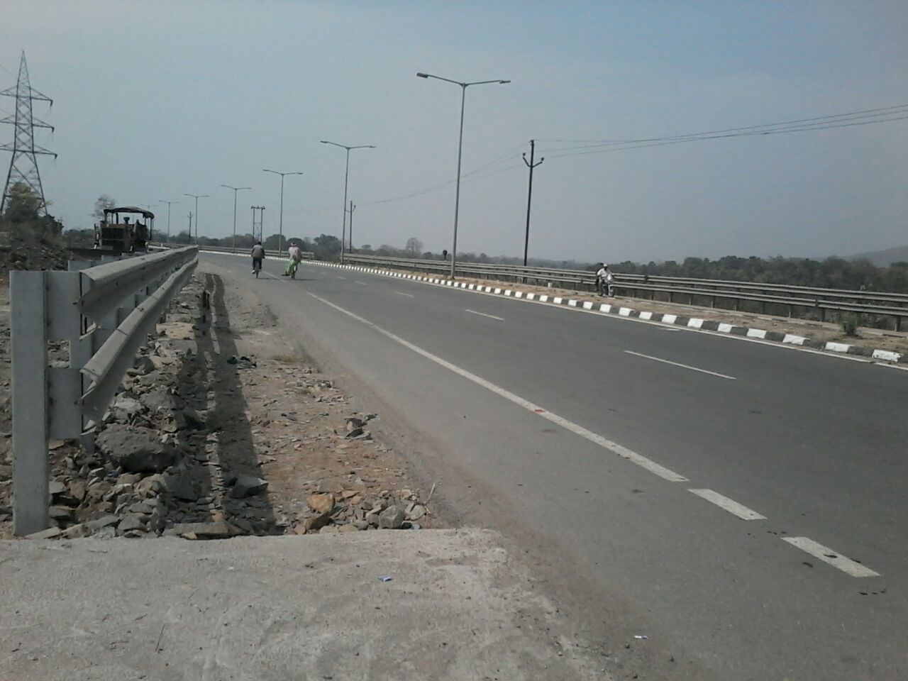 Aspiring to be not left behind Mumbai, the drive was named Marine Drive, even when there is no coast around