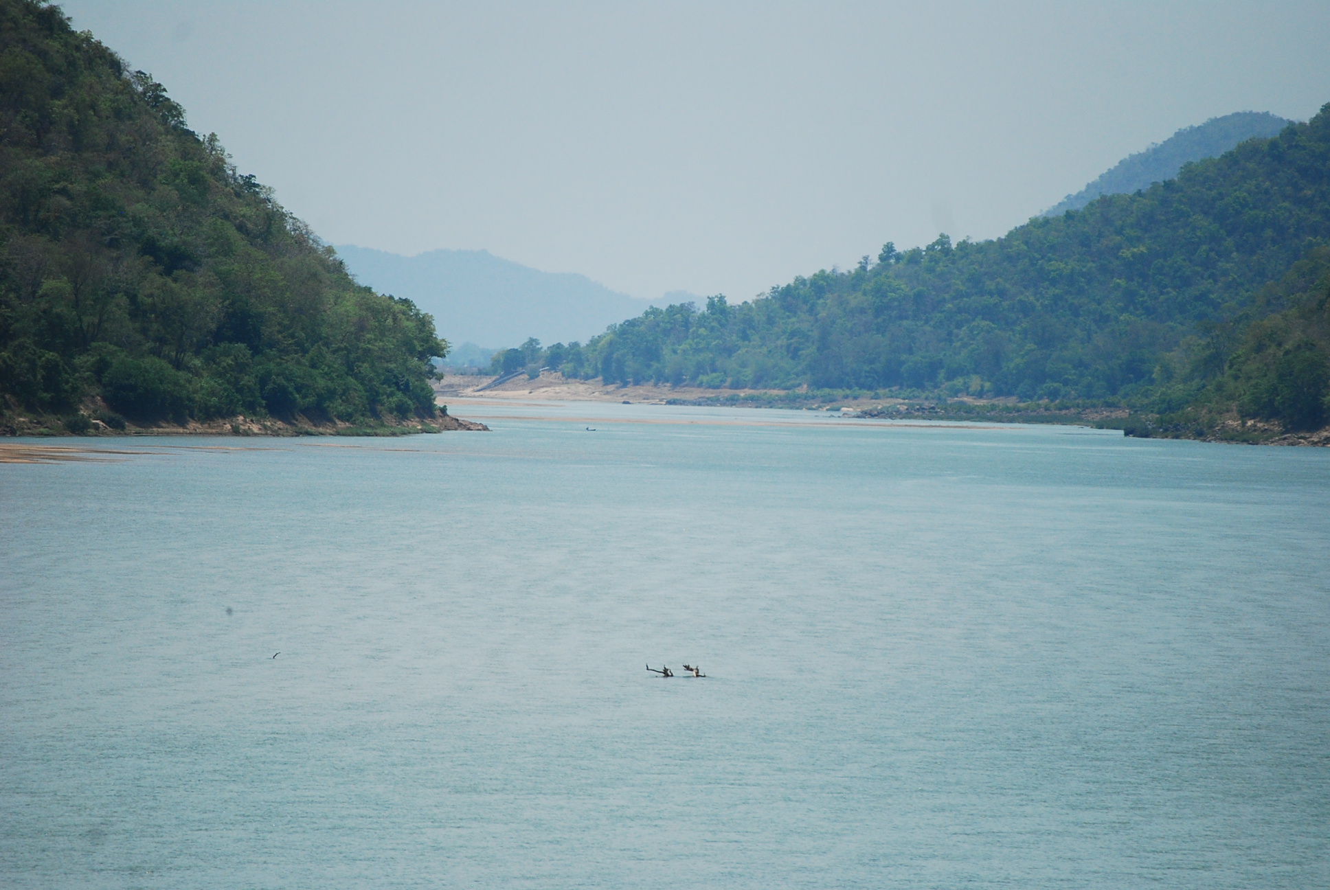 The Mahanadi flows through the Satkosia gorge.