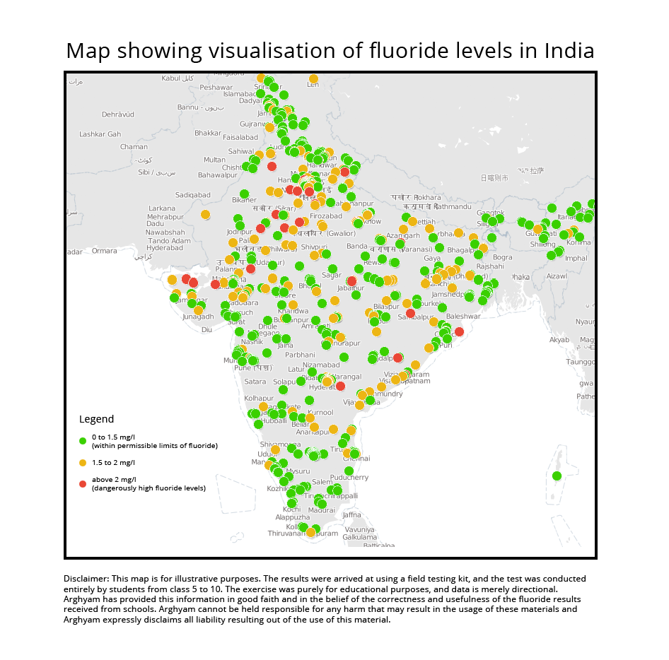 Rapar is the red dot at the top of Gujarat. The rainfall map below shows the amount of rain received in the area historically. 