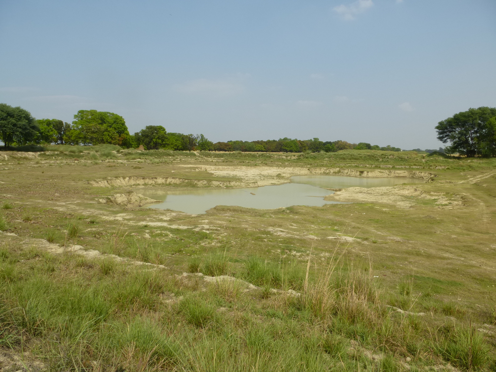 The tank at Mehdiganj in April 2013