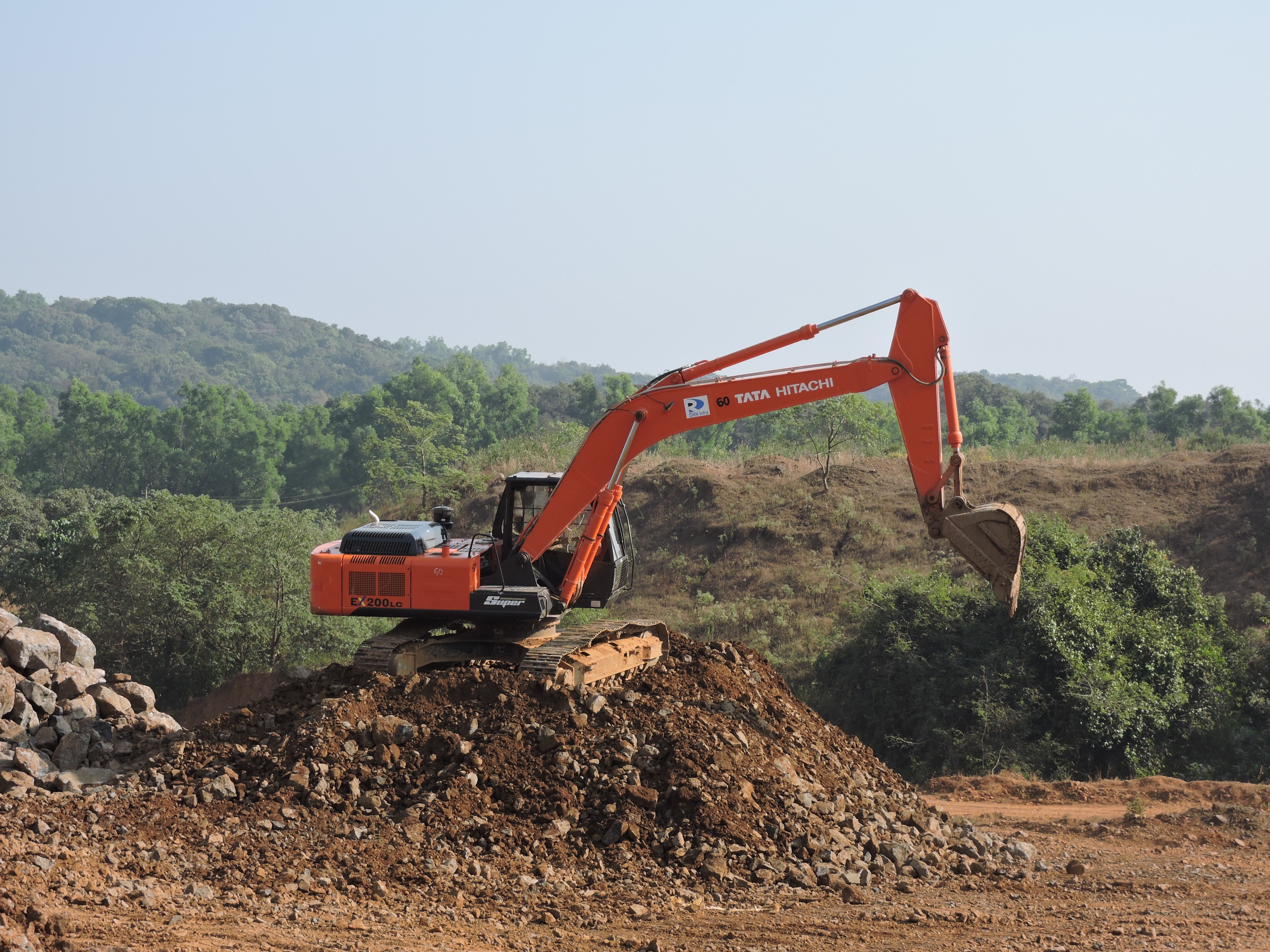 Construction work in the catchment area has affected the river. 