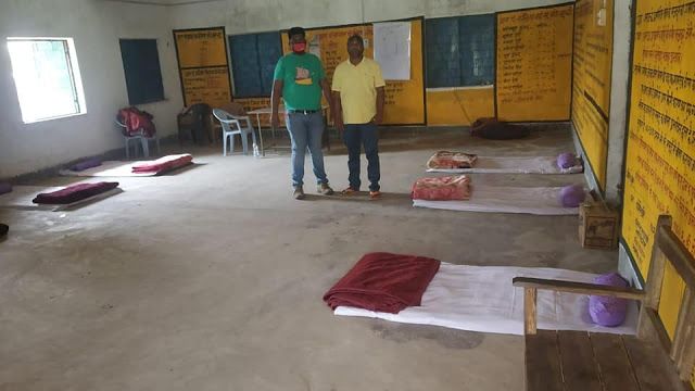 Panchayat quarantine in Basia block, Gumla district, Jharkhand (Image: PRADAN)