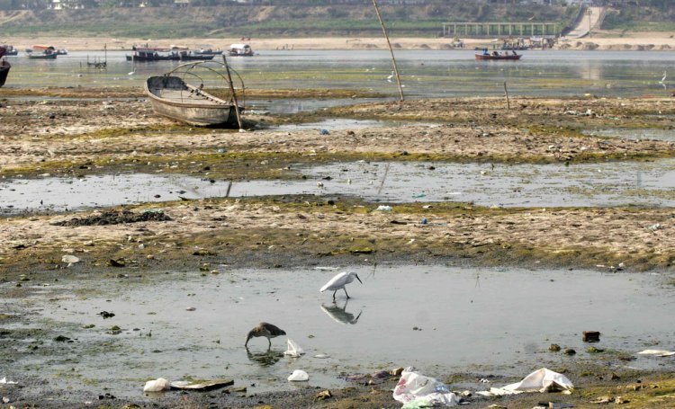 Ganga river at Sangam in Allahabad