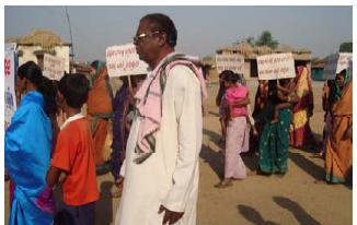 World Water Day-2011 Celebration: In Rural Village at Alanda