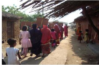 World Water Day-2011 Celebration: In Rural Village at Alanda