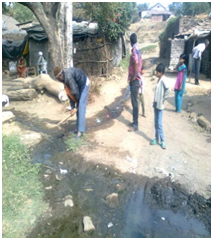 Bankpura village before the cleanliness drive (Source: Puja SIngh)