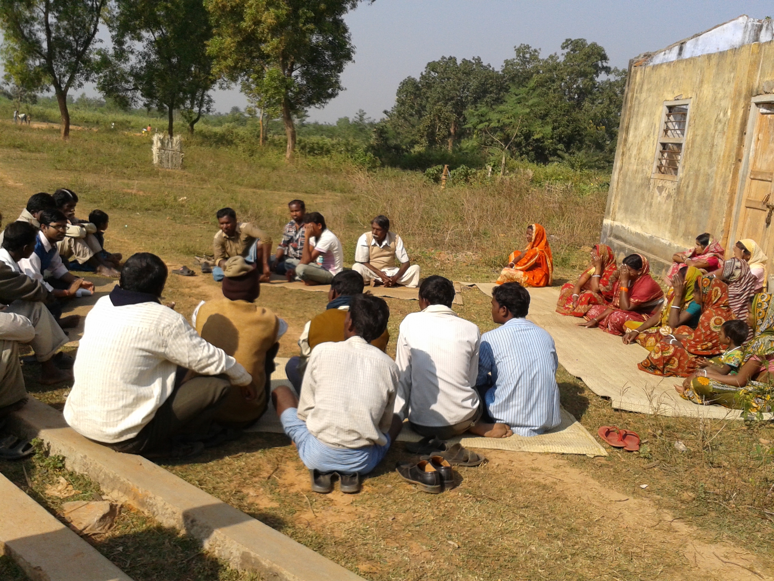 Village level planning meeting; Source: PRADAN 