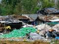 Wastepickers separate recyclable materials from waste at the Ghazipur landfill in Delhi (Image: Jacqui Kotyk, 2009)