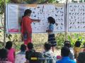 Urmila engaging children on local bird diversity (Image: FES)