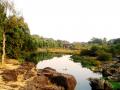 The Krishna river, Wai, Maharashtra