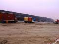 Front view of the giant stage at the World Culture Festival under construction in February, 2016 (Source: Yamuna Jiye Abhiyan)