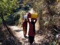 Women trudged long distances daily to fetch water for their basic household needs in Rupail (Image: People's Science Institute)