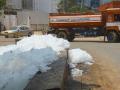 Foam in Varthur lake (Source: Kashif Masood)