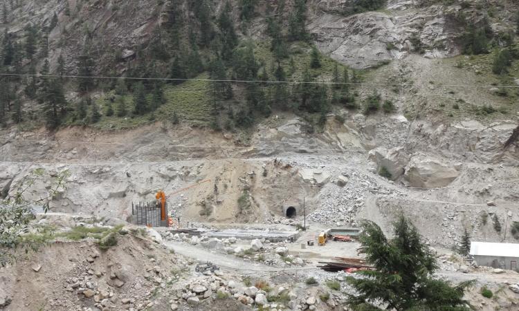 100 MW Tidong-I project, Kinnaur HP (Image Source: Manu Moudgil)