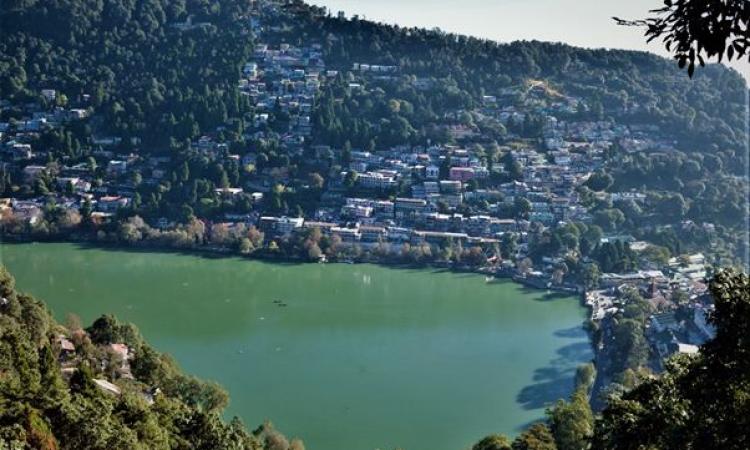 Naini lake, a natural freshwater body, quenches the thirst of the town (Image: Sanjay Bora)