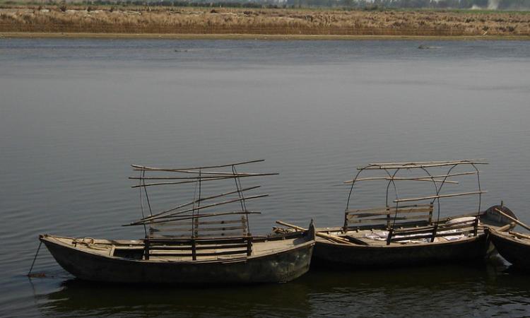 The serene and drugged river Ganga (Image Source: IWP Flickr album)