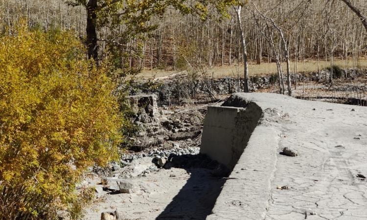 A broken bridge which connected tiny place called Zingchen (Image: Karuna Chhimed)