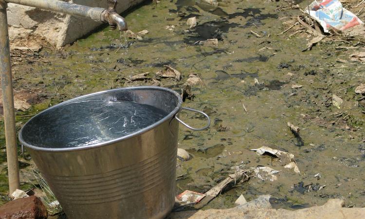 Adequate and safe drinking water, a valuable resource in rural India (Image Source: McKay Savage via Wikimedia Commons)