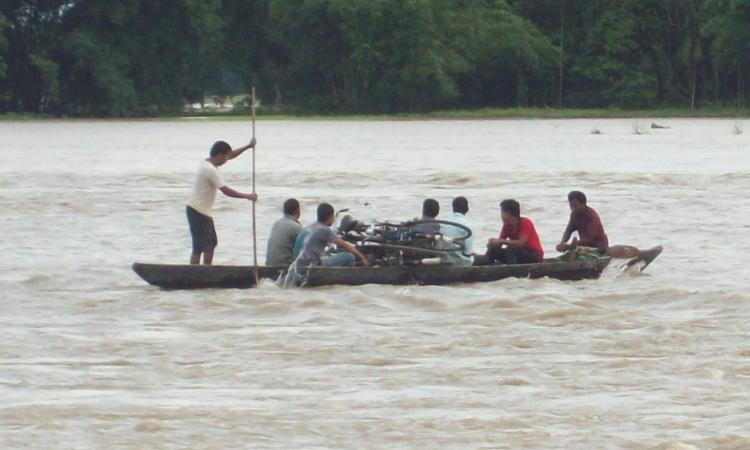 The Brahamputra in spate (Photos: Amita Bhaduri)