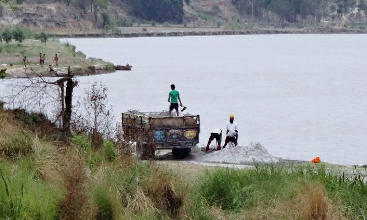 Illegal mining affects the natural course of the river. (Source: IWP Flickr photos)