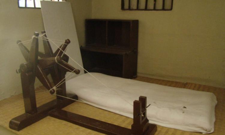 Bapuji's room in his ashram in Wardha