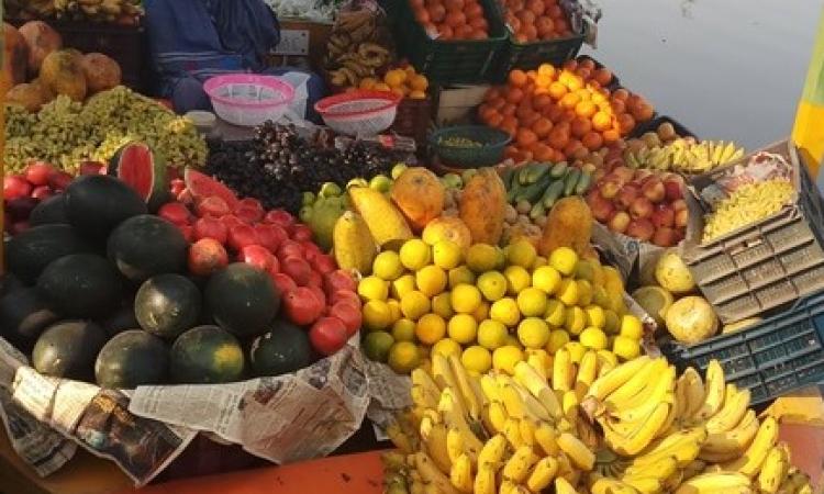 A fruit stall at the market. (Pictures courtesy: Gurvinder Singh)