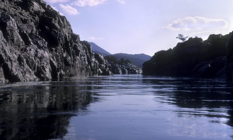 Cauvery river in Karnataka