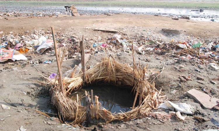 A shallow groundwater site. (Source: IWP Flickr Photos)