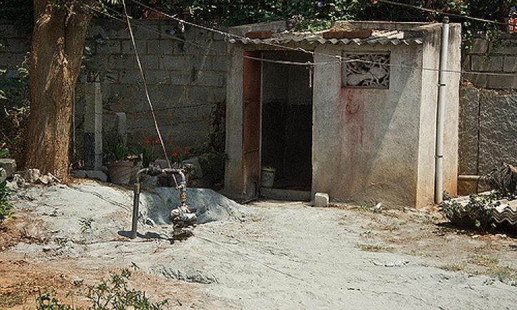 A hand pump in Bangalore