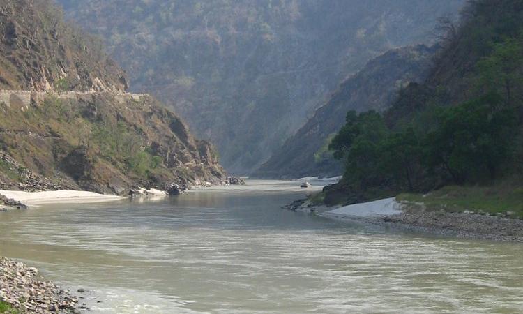 Ganga river at Kaudiyala (Source: IWP Flickr photos)