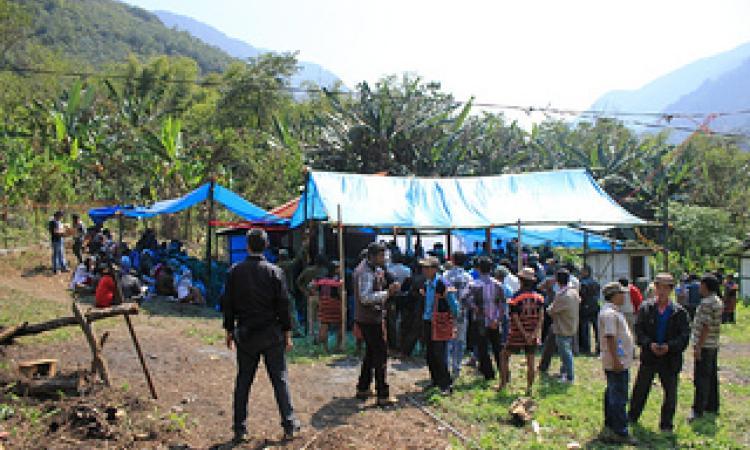 Public hearing venue at New Anaya