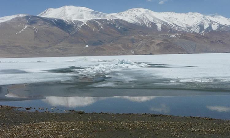 Tso Moriri during spring time