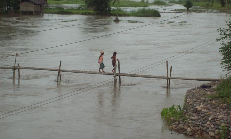 Floods in Jiadhol river (Source: Amita Bhaduri)