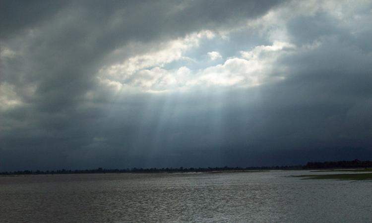 A flooded river in Assam (Source: IWP Flickr photos)