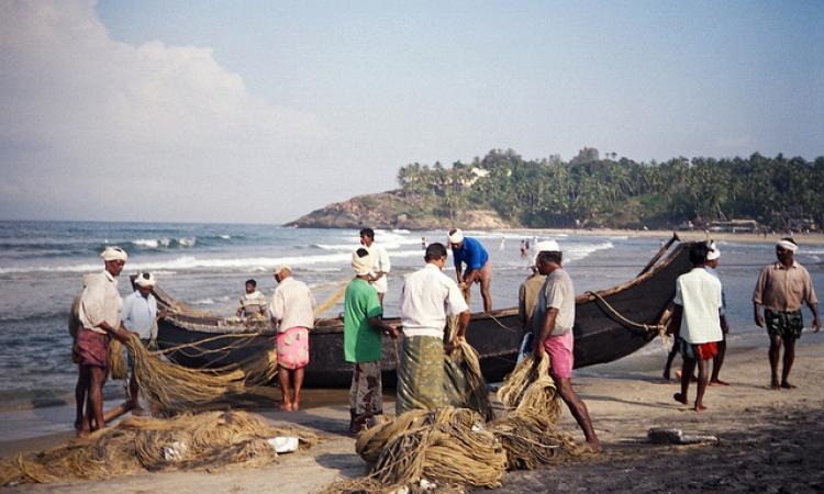 The occupation of fishing