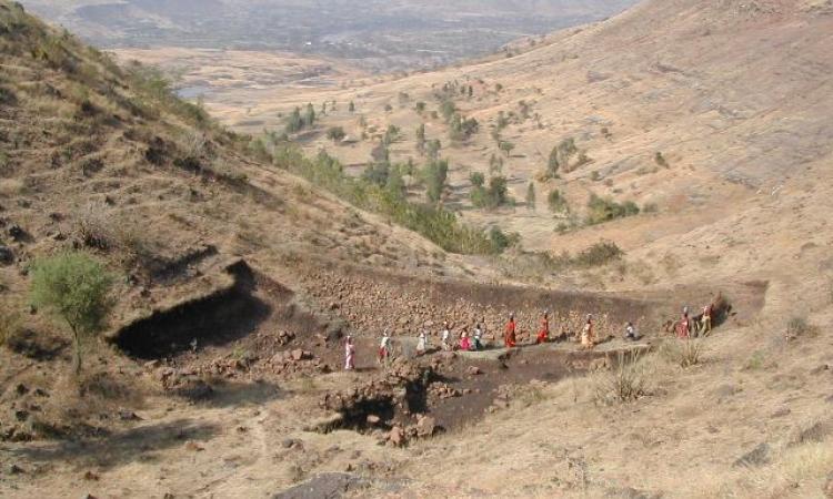 Combating desertification and land degradation in semi-arid regions of Maharashtra, India (Image Source: WOTR)