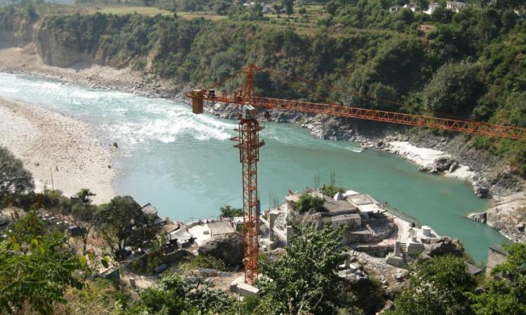Ganga's riverflow near Dhari Devi temple in Uttarakhand (Image: SuryaGanga Facebook Page)